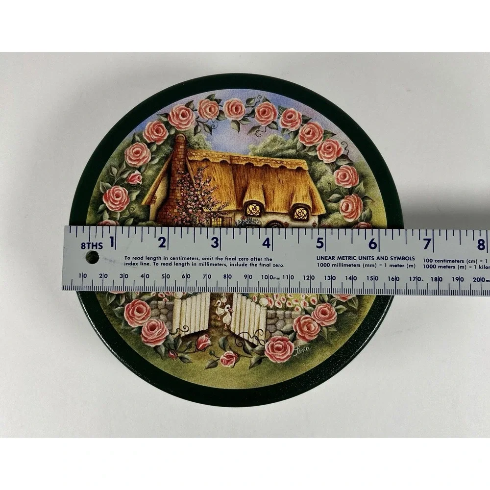 Cottagecore Decor Storage Tin 6.5